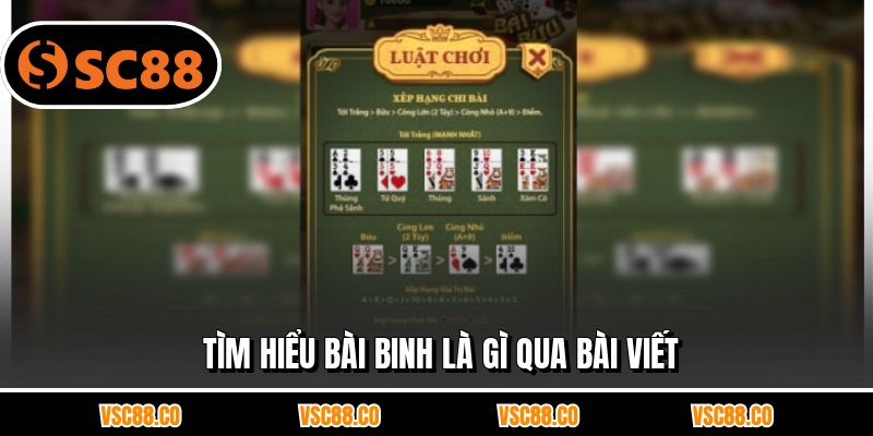 Tìm hiểu bài binh là gì qua bài viết