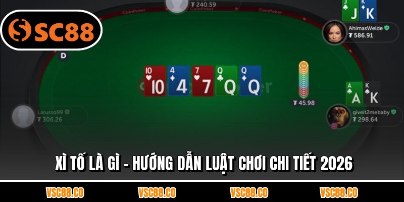 Xì Tố Là Gì - Hướng Dẫn Luật Chơi Chi Tiết 2026